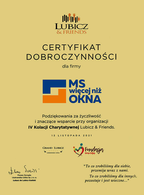 Certificado de caridad para MS más de WINDOWS.