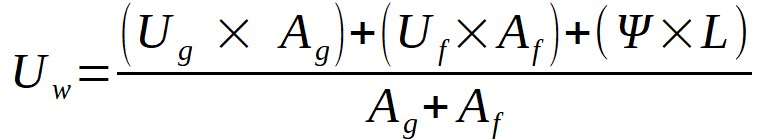 Coeficiente de transferencia de calor - fórmula.