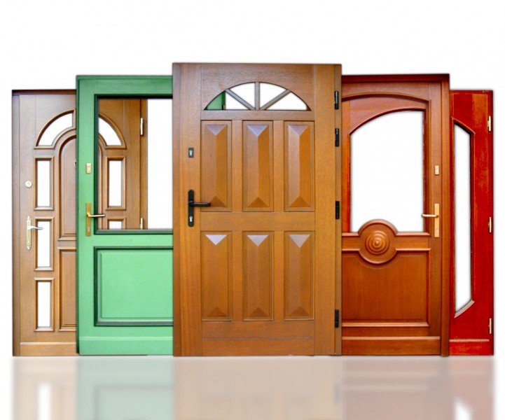 Puertas de madera - ejemplos de construcciones.